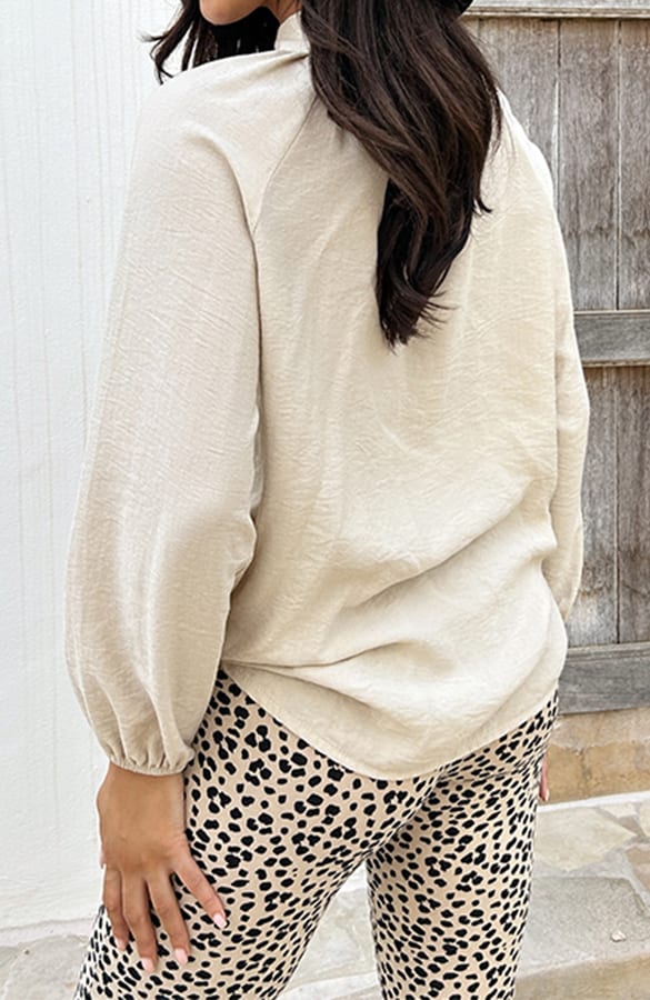 Blouse Twisted Aimee Beige – shoparchief — foto 7