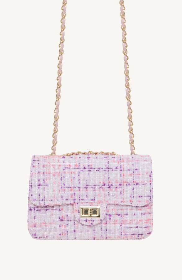 Bouclé Bag Jasmine Lila – shoparchief