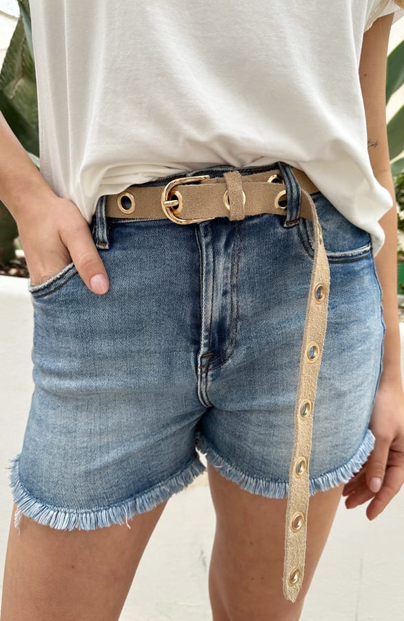 Denim Shorts Pip Blauw — foto 14