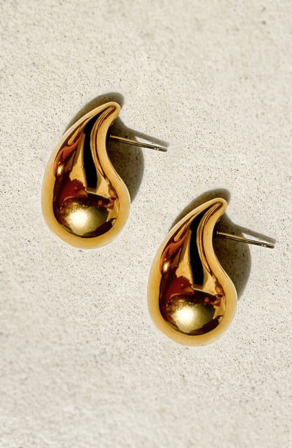 Druppel Oorbellen Chloé Goud – shoparchief