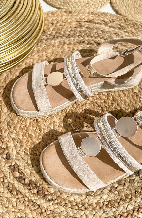 Exclusive Sandalen Annelotte Beige – shoparchief
