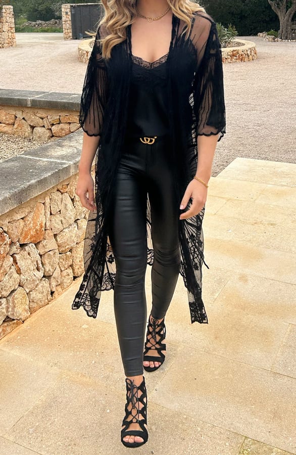 Ibiza Kimono Ster Vajen Zwart – shoparchief — foto 5