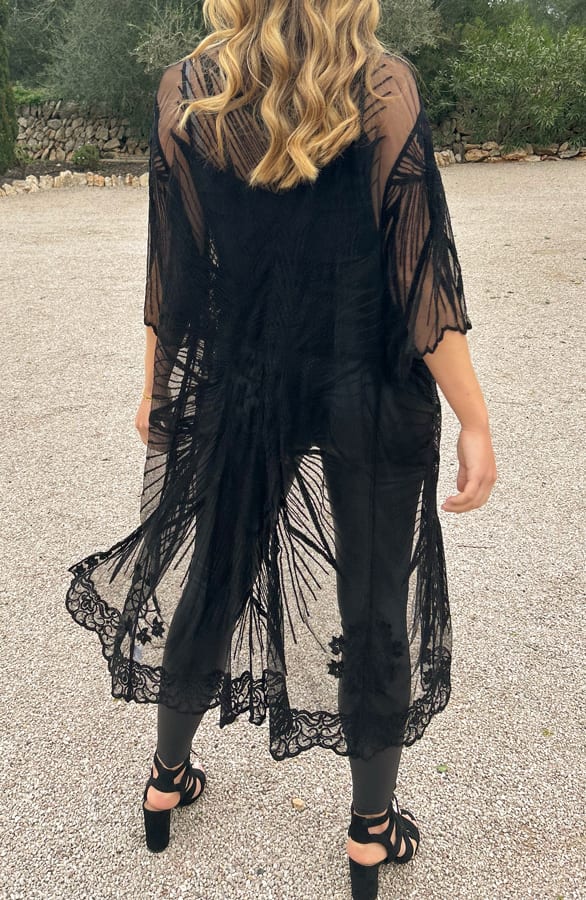 Ibiza Kimono Ster Vajen Zwart – shoparchief