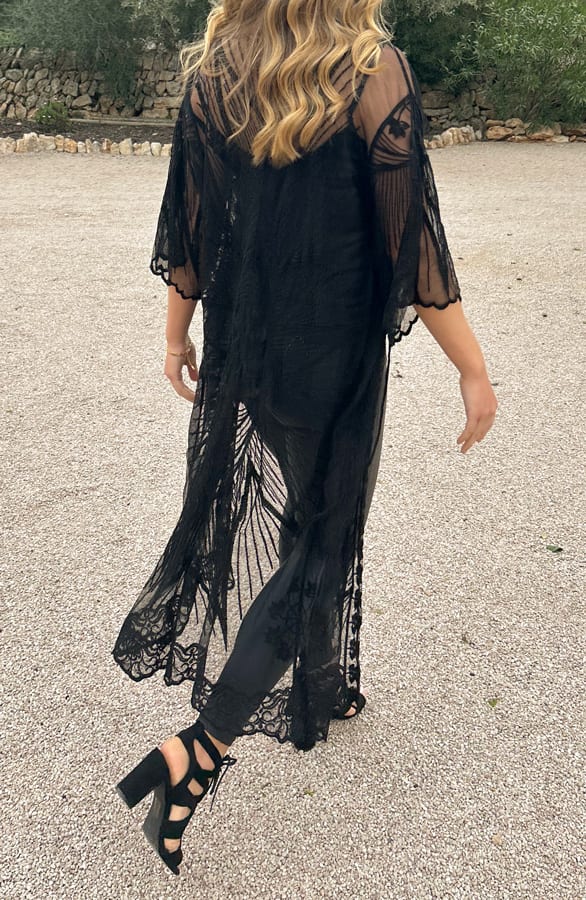 Ibiza Kimono Ster Vajen Zwart – shoparchief — foto 6