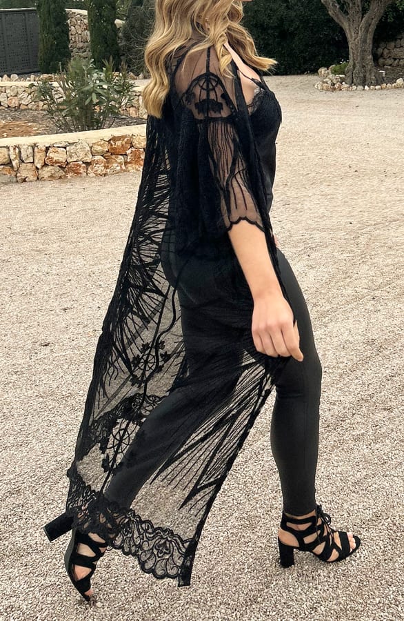 Ibiza Kimono Ster Vajen Zwart – shoparchief — foto 4