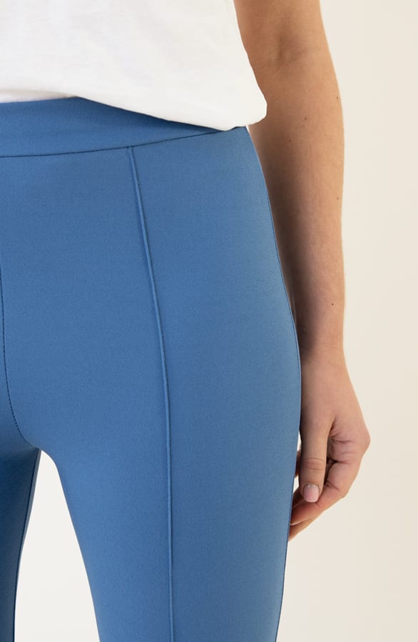 Janine Flared Broek Met Stiksel Jeans Blue – shoparchief — foto 4