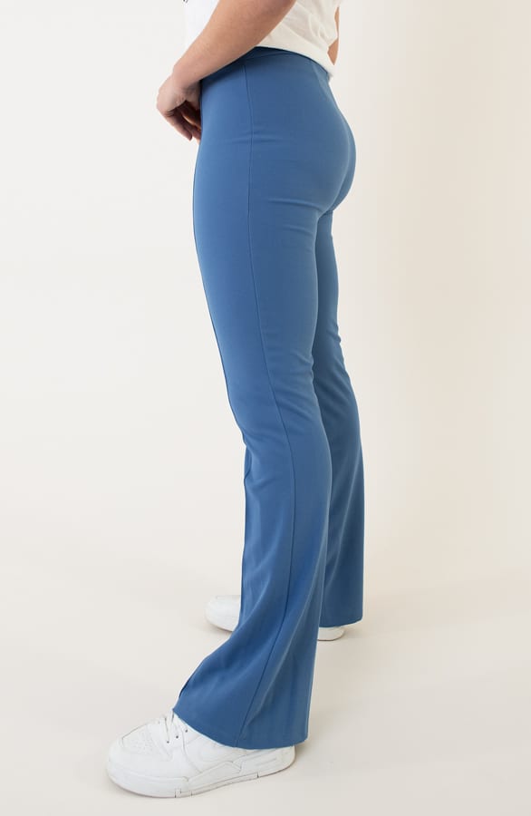 Janine Flared Broek Met Stiksel Jeans Blue – shoparchief — foto 2