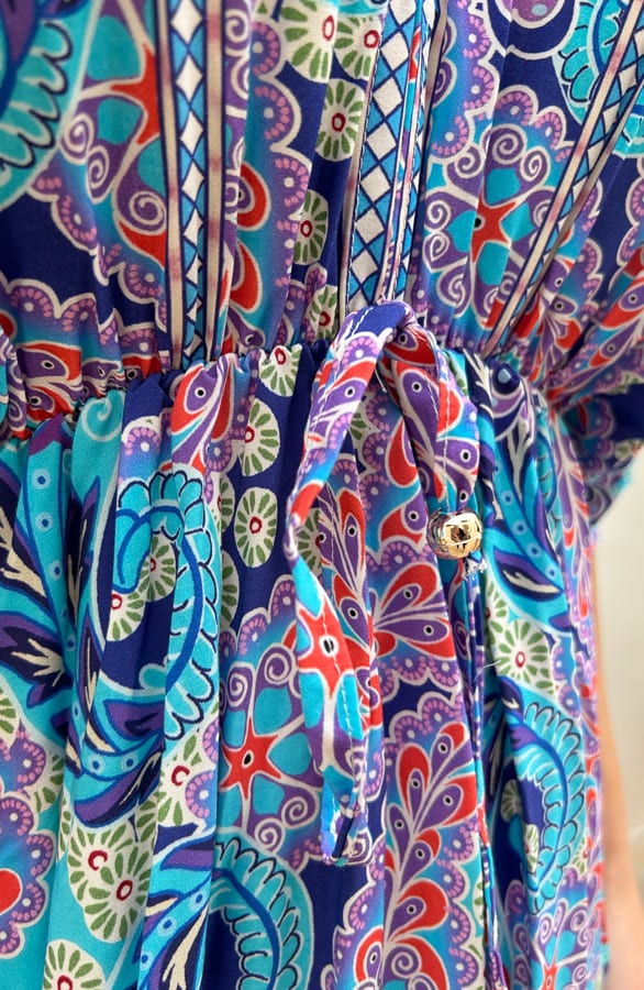 Katoenen Print Tuniek Maisy Kobalt – shoparchief — foto 5