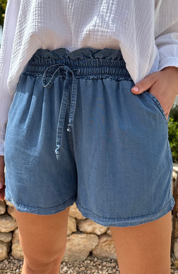 Loose Fit Short Evelyn Denim – shorts