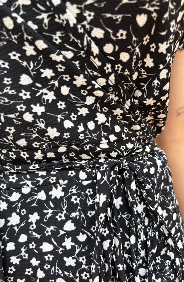 Midi Jurk Flower Jenny Zwart – alle jurkjes — foto 8
