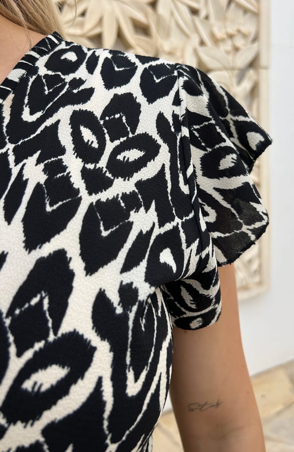 Midi Jurk Overslag Jenny Beige – shoparchief — foto 5