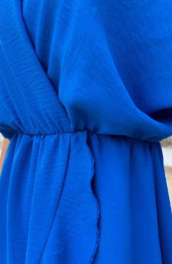 Ruffle Jurk Marbella Kobalt – shoparchief — foto 5