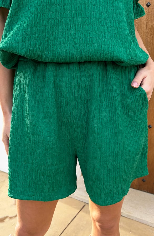 Smocked Short Clara Bright Green 2.0 – shoparchief