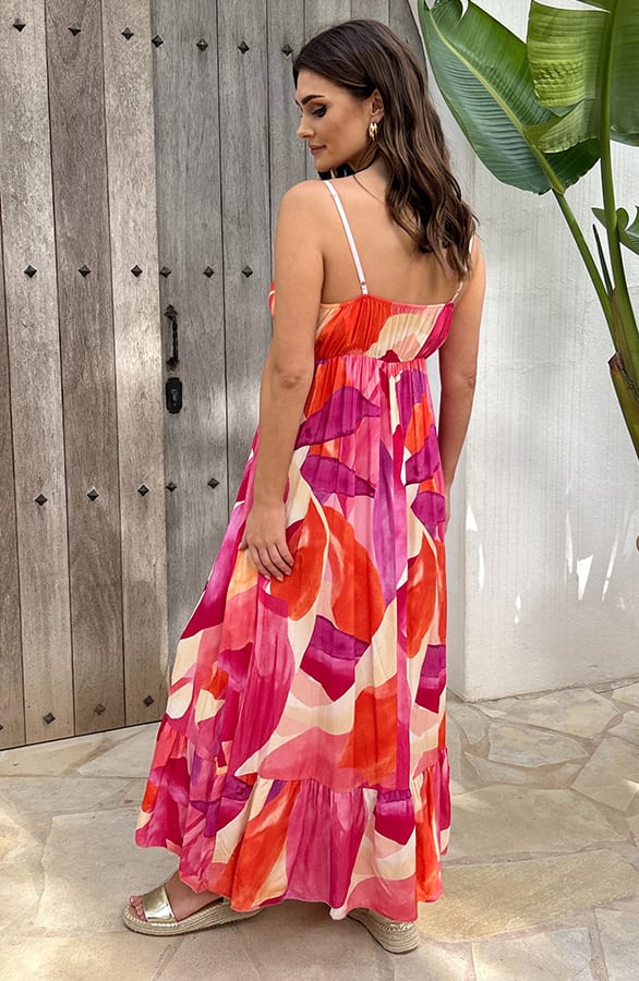 Maxi Spaghetti Jurk Jacky Roze – shoparchief — foto 10