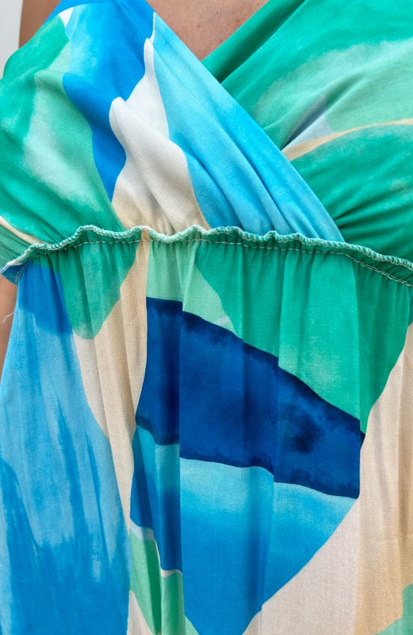 Maxi Spaghetti Jurk Jacky Turquoise – shoparchief — foto 5