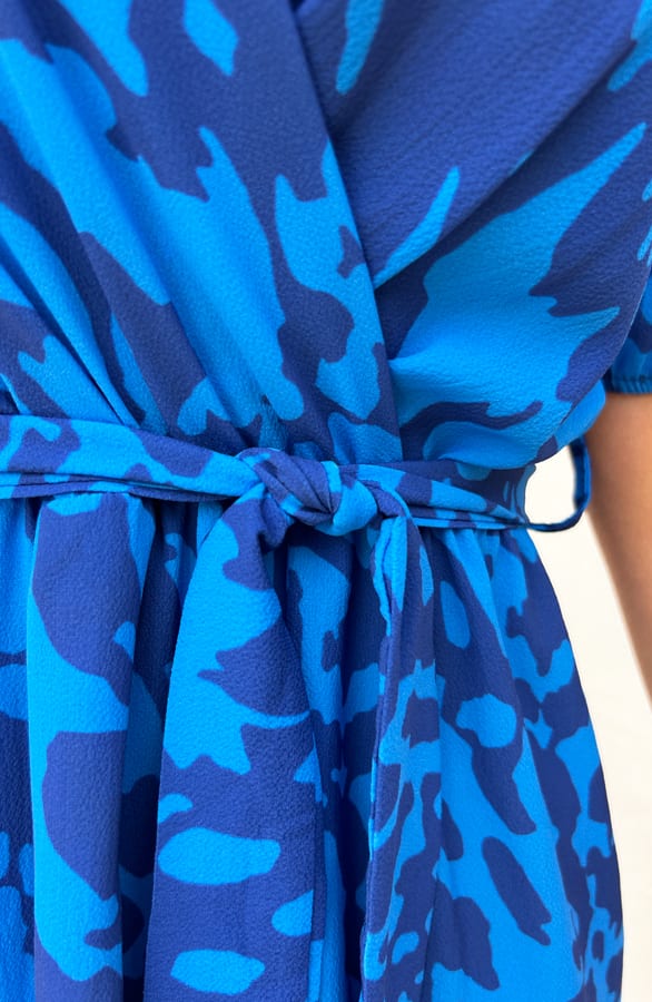 Split Jurk Lilian Kobalt – shoparchief — foto 6