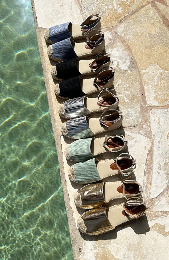 Suède Espadrilles Sunna Zwart – shoparchief — foto 3