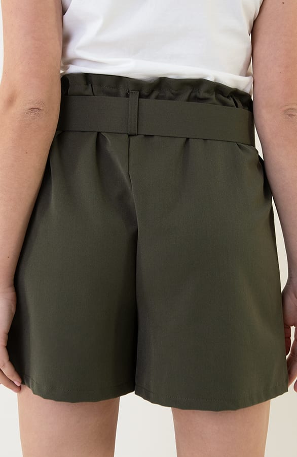 Trendy Short Met Riem Maddy Army – shoparchief — foto 2