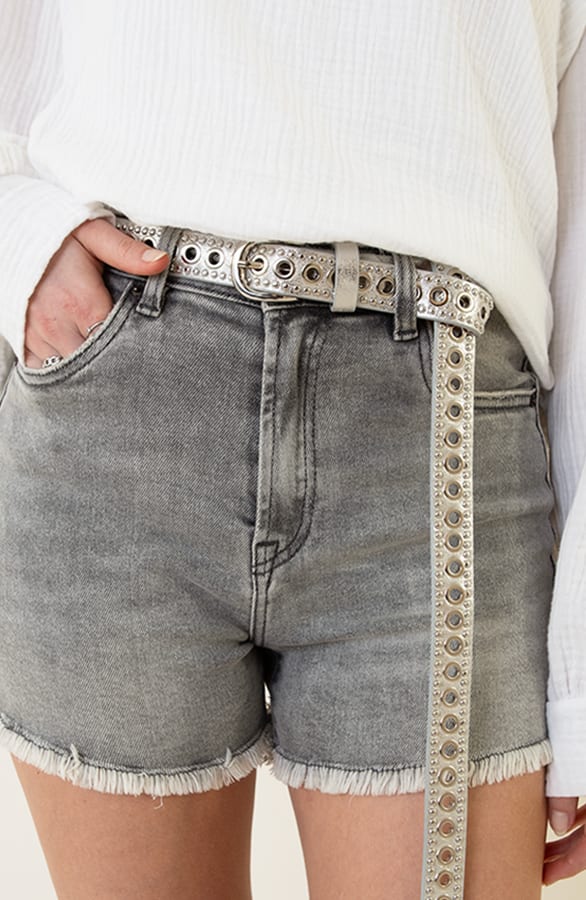 Zilveren Riem Met Ringen Jody – shoparchief — foto 3