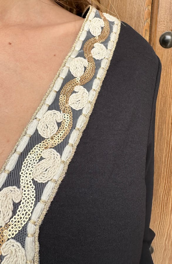 Bohemian Detailed Blouse Maud Zwart – shoparchief — foto 4