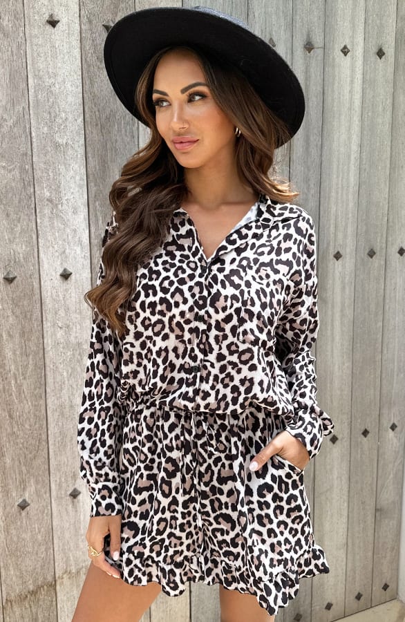 Button Blouse Leopard Kelly – shoparchief — foto 10
