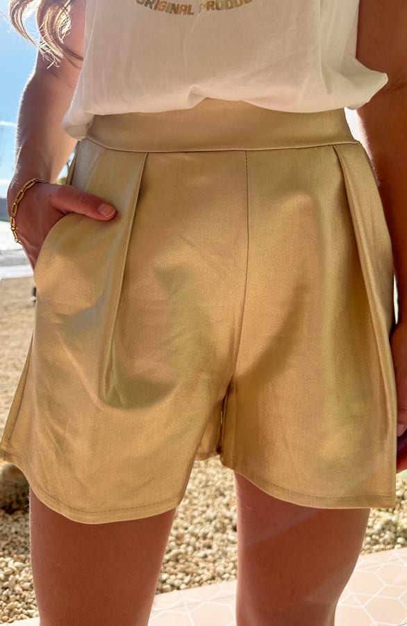 Coating Short Amori Goud – shoparchief — foto 12