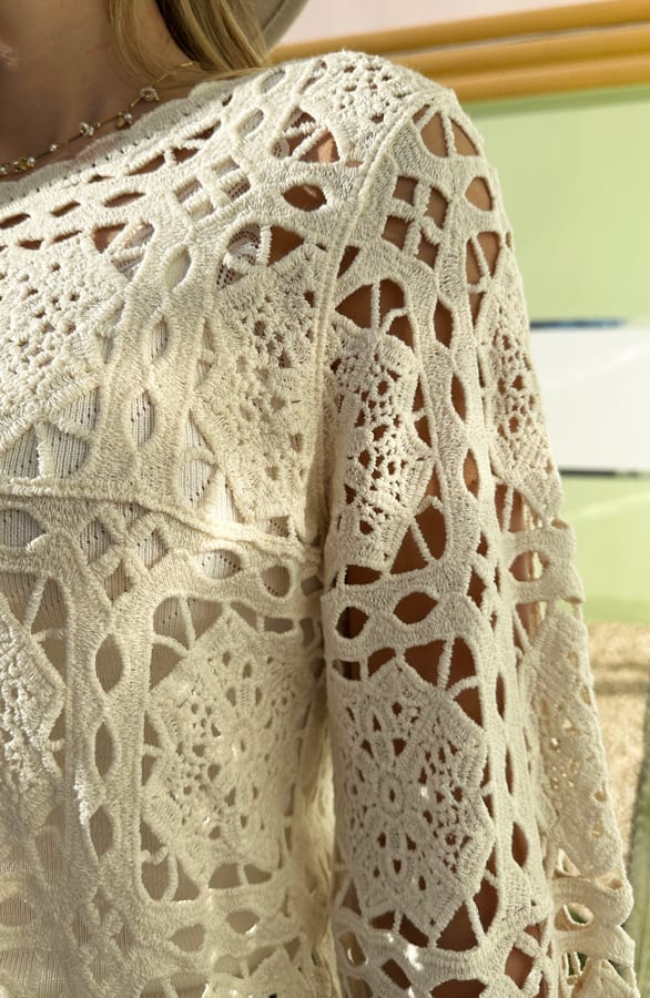 Cotton Crochet Long Sleeve Kelsey – shoparchief — foto 7