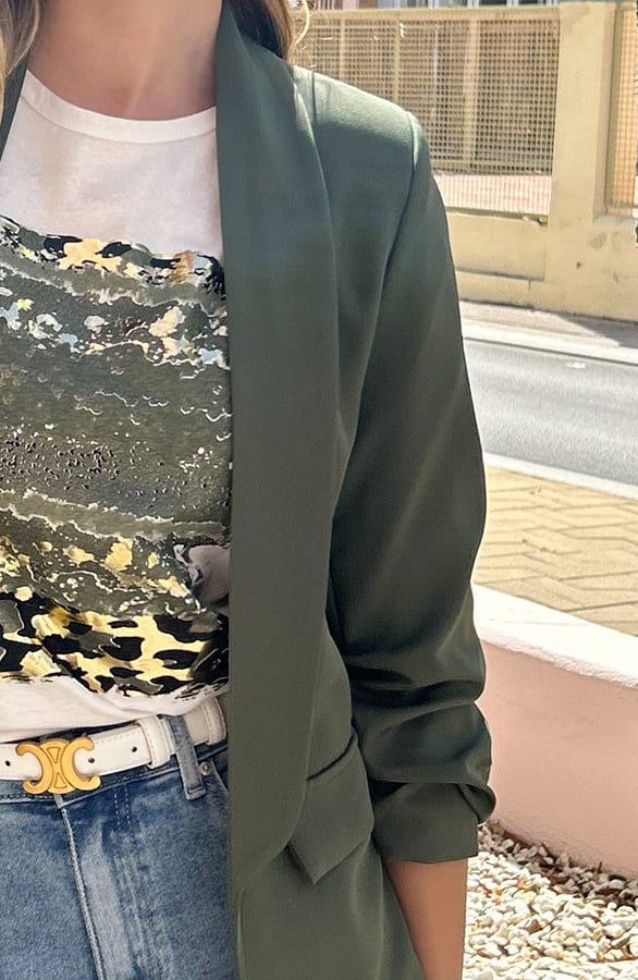 Dames Blazer Nore Army – shoparchief — foto 5