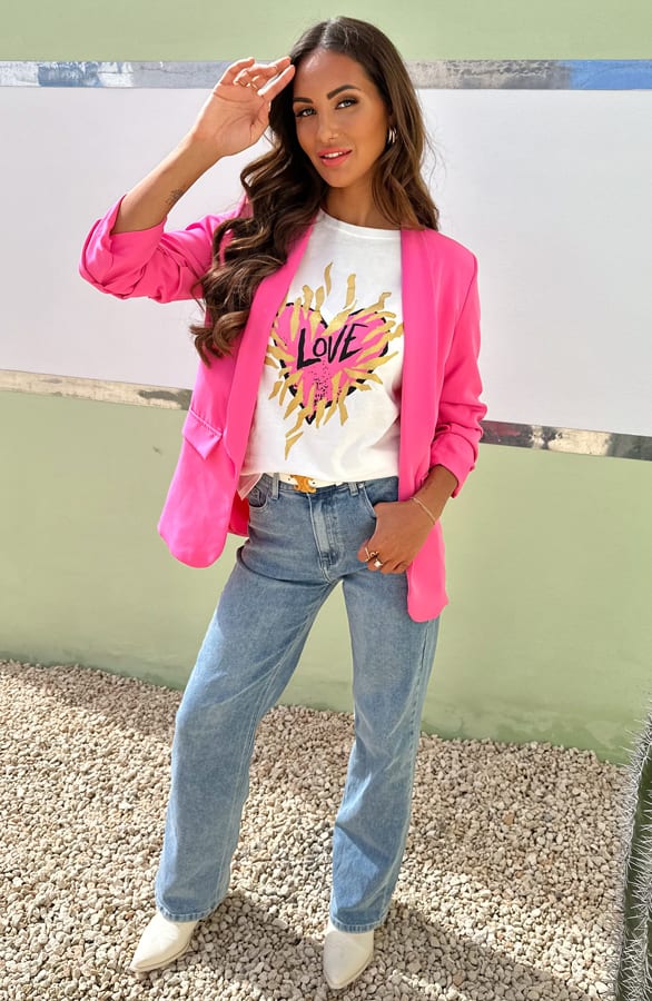 Dames Blazer Nore Candy Pink 2.0 – blazers — foto 5