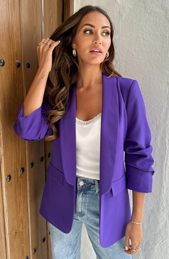 Dames Blazer Nore Dark Purple 2.0 – shoparchief — foto 2