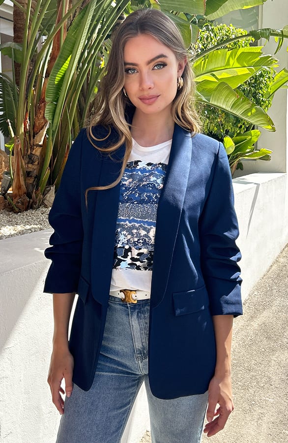 Dames Blazer Nore Marine – blazers — foto 5