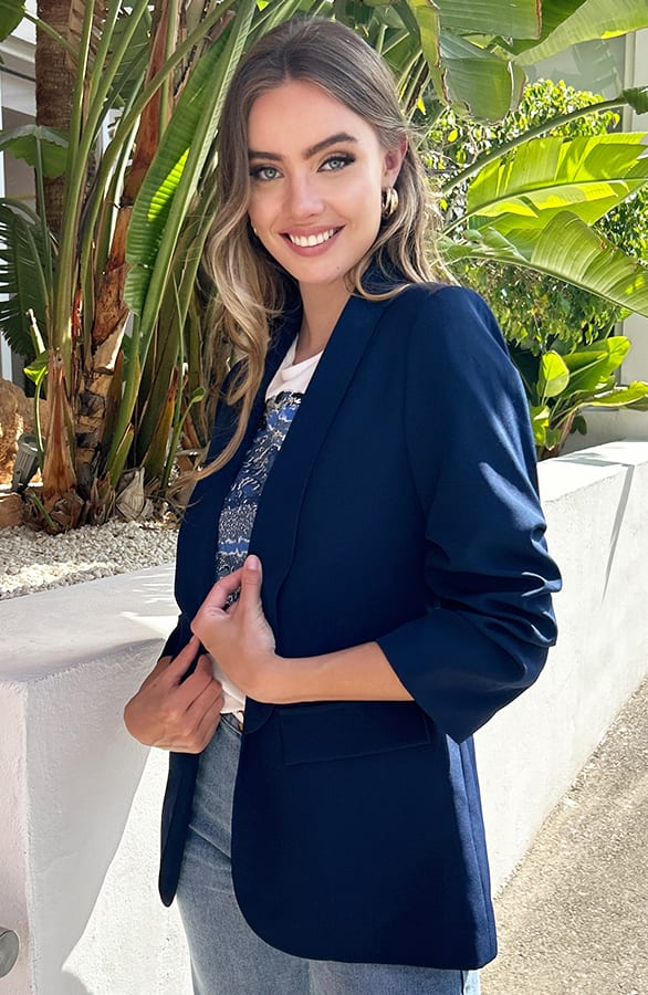 Dames Blazer Nore Marine – blazers — foto 10
