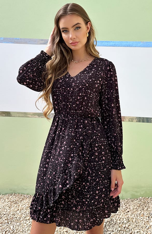 Dreamy V-Neck Dress Zoey – shoparchief — foto 4