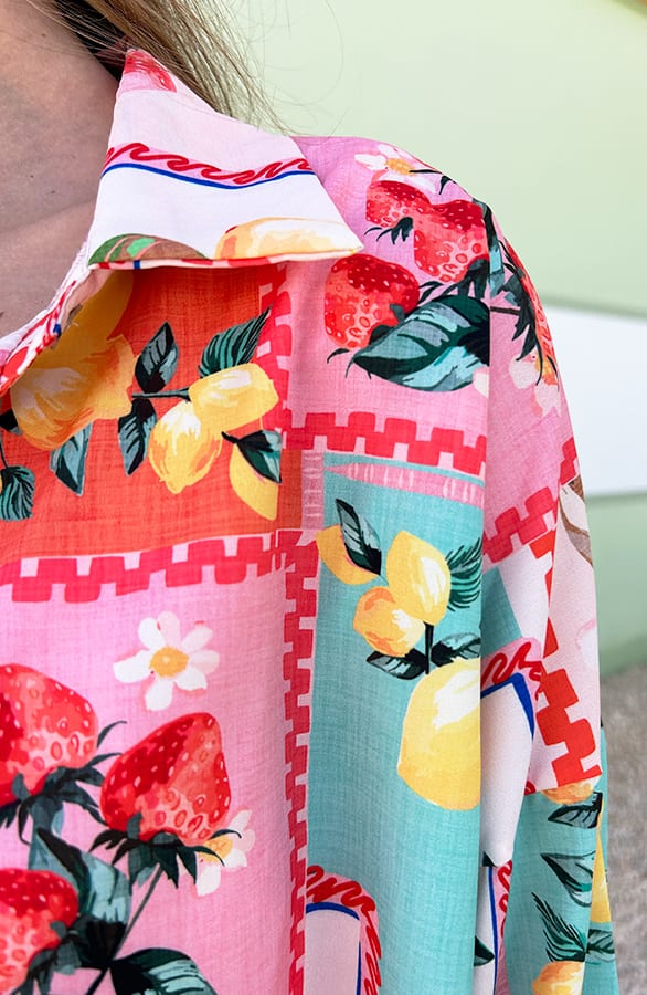 Exclusive Fruit Blouse Rosalin Multicolor – shoparchief — foto 5