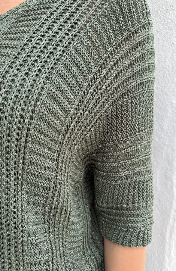 Gehaakte Patroon Top Joyce Army – shoparchief — foto 5