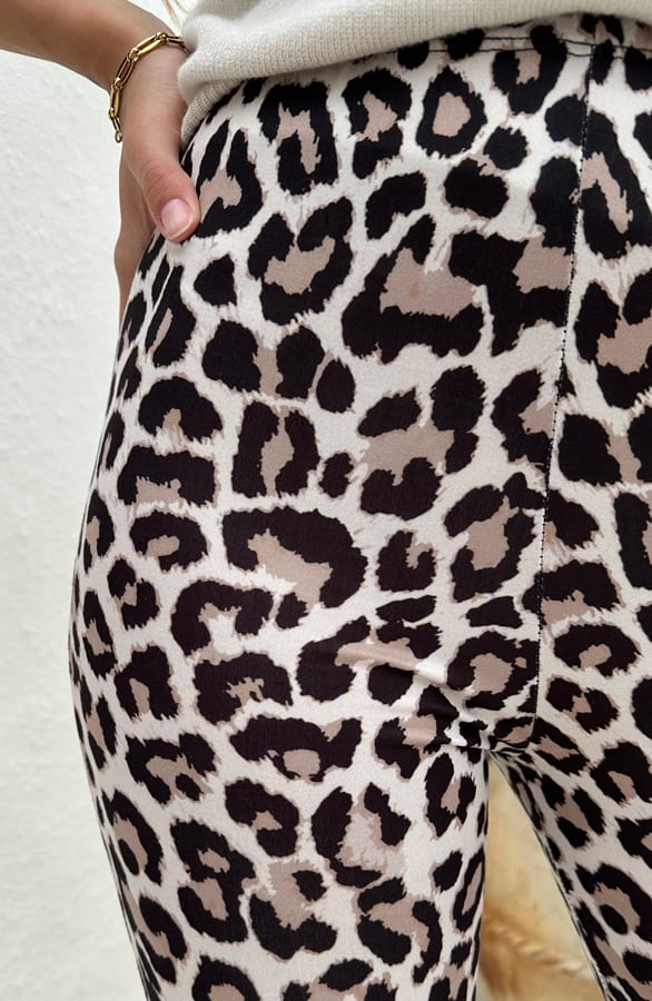 Janine Flared Broek Leopard Print – shoparchief — foto 3