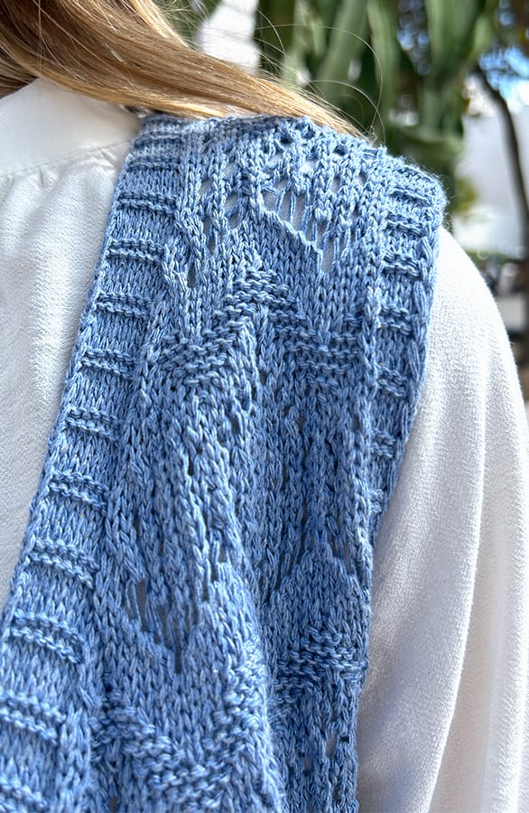 Knitted Gilet Amira Jeans Blue – shoparchief — foto 3