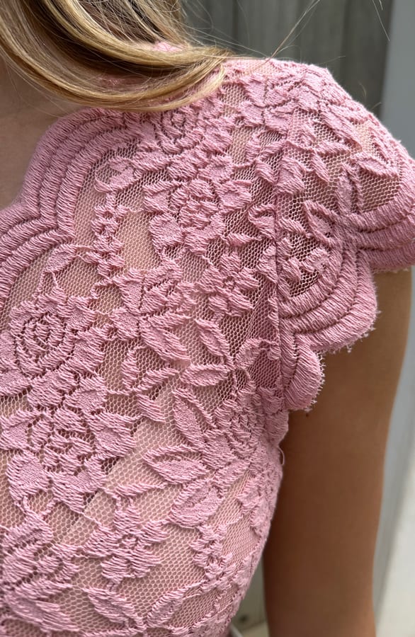 Lace See Through Top Devi Roze – shoparchief — foto 6