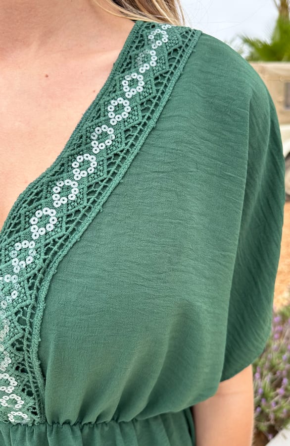 Lace Tuniek Dewi Emerald – shoparchief — foto 5