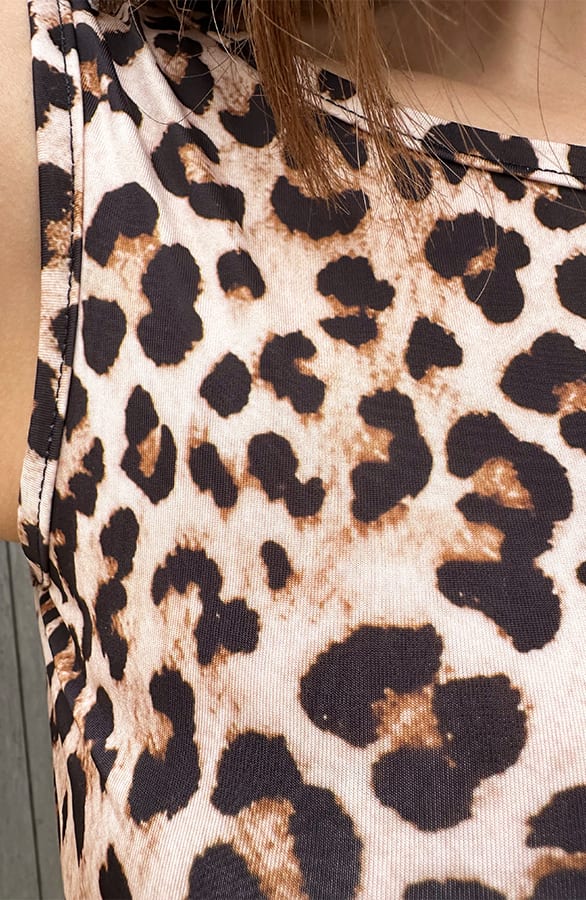 Leopard Cropped Top Sam – shoparchief — foto 4