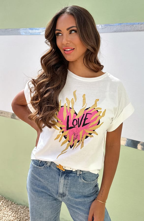 Love Heart Top Elia Pink Gold – shoparchief — foto 2