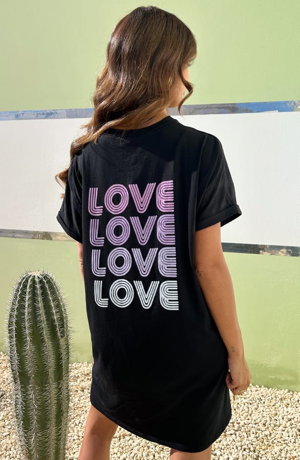 Love T-Shirt Dress Loosefit Maisie – shoparchief