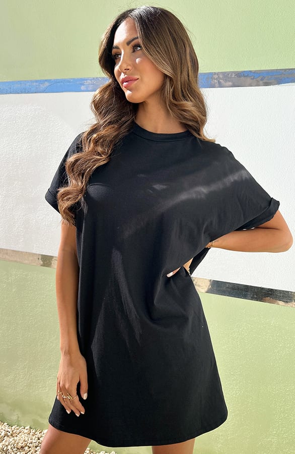 Love T-Shirt Dress Loosefit Maisie – shoparchief — foto 3