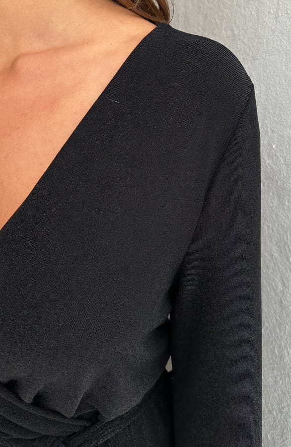 Lurex Jurk Taylor Zwart – shoparchief — foto 6