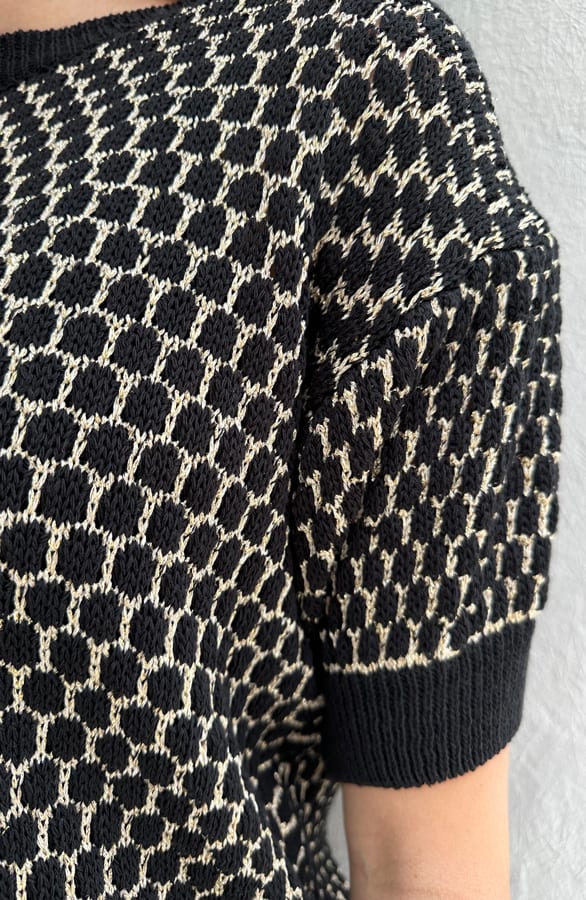 Lurex Knitted Top Nicole Zwart – shoparchief — foto 5