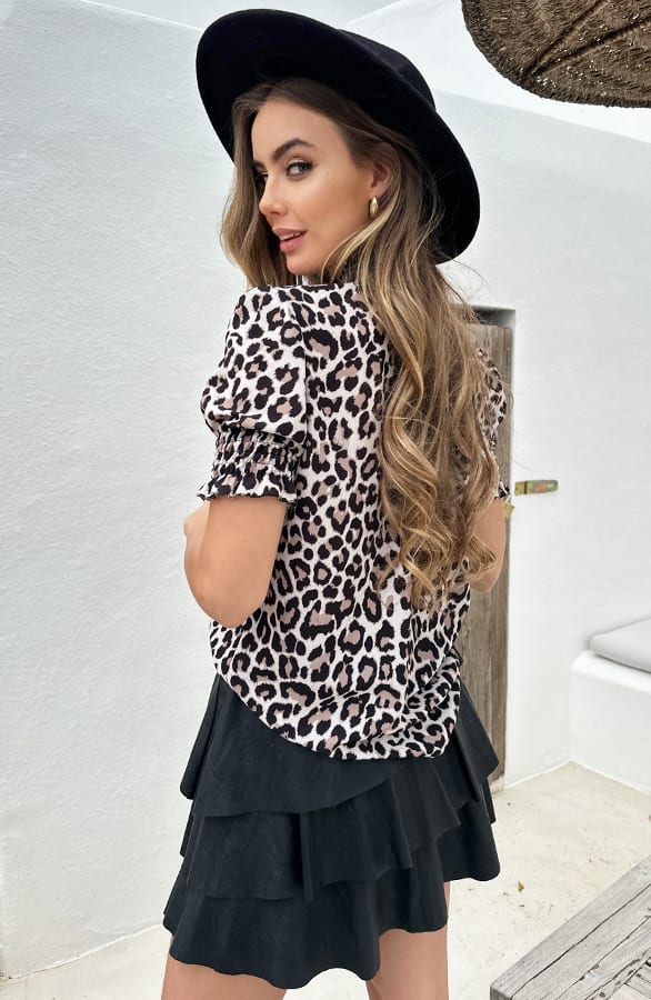 Lynn Top Leopard Print – shoparchief — foto 3