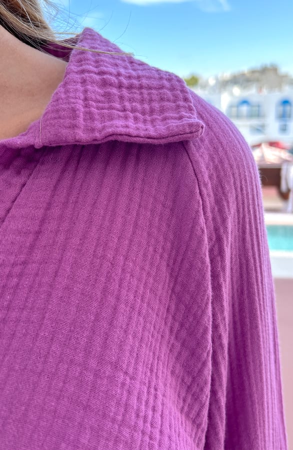 Mousseline Blouse Oversized Nadia Viola – shoparchief — foto 5
