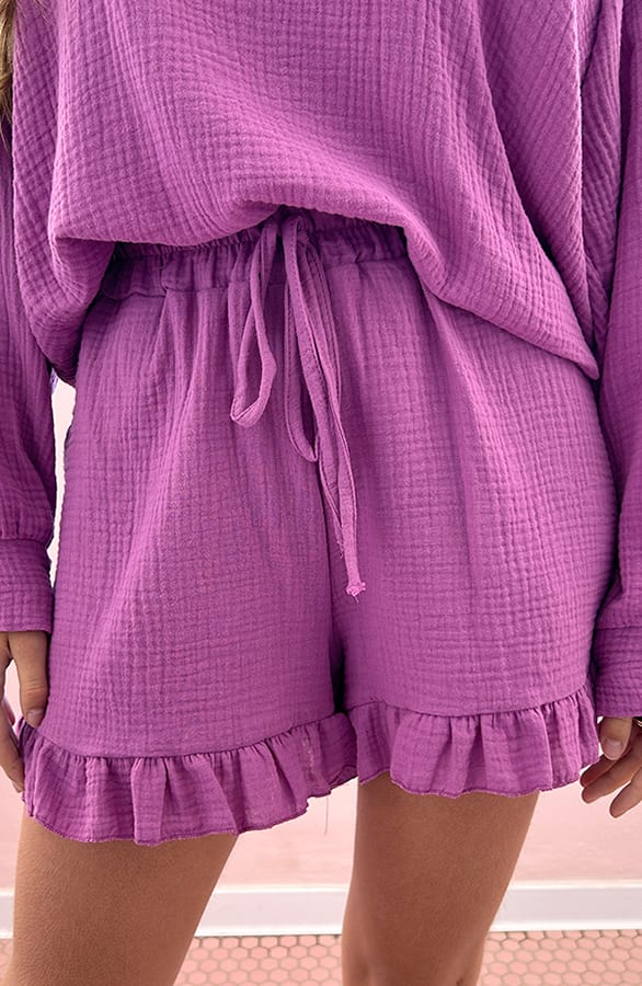 Mousseline Short Amy Viola – shoparchief