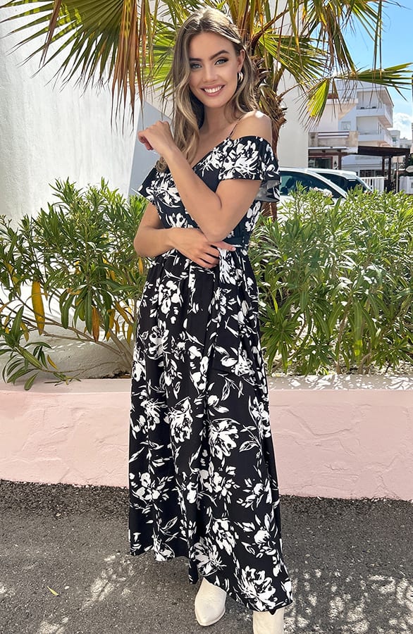 Maxi Jurk Catania Zwart – shoparchief — foto 3