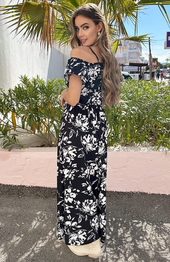 Maxi Jurk Catania Zwart – shoparchief — foto 2